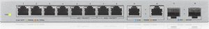 Switch ZyXEL Przełšcznik 12-Port Gigabit Unmanaged Switch with 8-Port 1G + 2-Port 2.5G + 2-Port SFP+ XGS1010-12-ZZ0102F 2