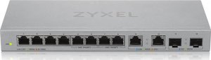 Switch ZyXEL Przełšcznik 12-Port Gigabit Unmanaged Switch with 8-Port 1G + 2-Port 2.5G + 2-Port SFP+ XGS1010-12-ZZ0102F 5