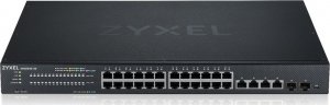 Switch ZyXEL Przełšcznik XMG1930-30, 24-port 2.5GbE Smart Managed Layer 2 Switch with 4 10GbE and 2 SFP+ Uplink 1