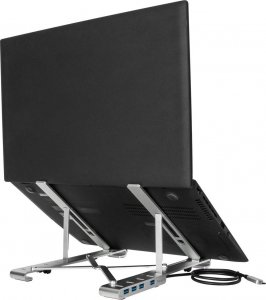 Targus Przenony stojak ze zintegrowanym koncentratorem USB-A 11