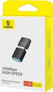 Karta sieciowa Baseus FastJoy 300Mbps czarna (B01317600111-03) 4