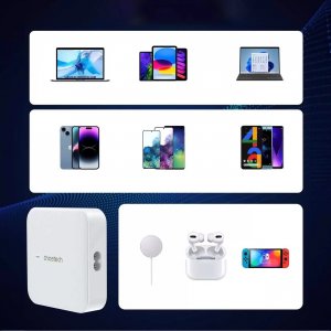 Ładowarka Choetech Ładowarka sieciowa Choetech PD8008, 2x USB-C, 2x USB-A, GaN, 100W (biała) 6