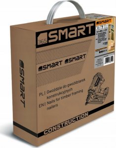 Smart Gwoździe gładkie, ocynk 3,1x90mm 2200 szt. b/g 3