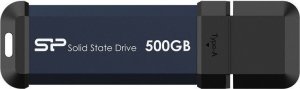 Pendrive Silicon Power Dysk zewnętrzny SSD MS60 500GB USB 3.2 600/500MB/s 1