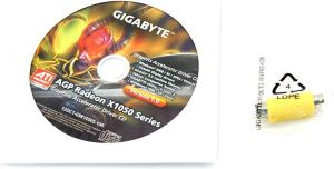 Karta graficzna Gigabyte Radeon X1050 256MB X1050 AGP 256MB DDR2 128bit 3