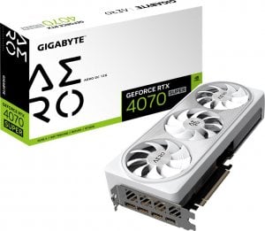 Karta graficzna Gigabyte GeForce RTX 4070 SUPER Aero OC 12GB GDDR6X (GV-N407SAERO OC-12GD) 1