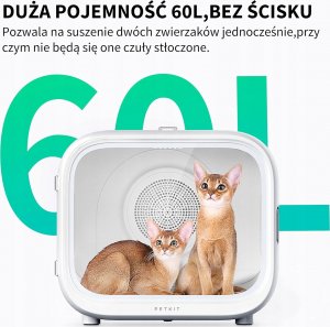 Petkit Inteligenta suszarka dla zwierząt domowych PetKit AIRSALON MAX Pro 5