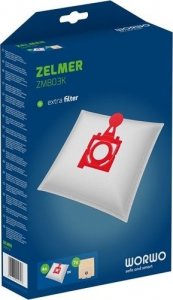 Worek do odkurzacza Worwo 12x WORKI ODKURZACZA DO ZELMER JUPITER SOLARIS ZVC425HT WORWO ZMB03K 2