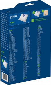 Worek do odkurzacza Worwo 8x WORKI ODKURZACZA WORWO ZMB02K DO ZELMER ODYSSEY ELF METEOR 3