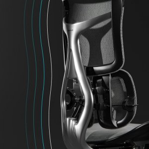 Fotel Diablo Chairs BRAVE Fotel biurowy ergonomiczny V-KINETIC czarny 7