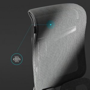 Fotel Diablo Chairs BRAVE Fotel biurowy ergonomiczny V-KINETIC czarny 8