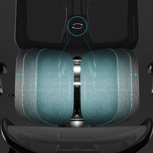 Fotel Diablo Chairs BRAVE Fotel biurowy ergonomiczny V-KINETIC czarny 9