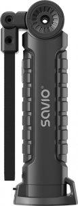 Savio Lampa warsztatowa akumulatorowa COB LED 3W + SMD 1W, USB-C, 150 lm, obrotowa głowica, magnes, FL-03 3