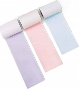 Phomemo Papier Przylepny Naklejki Wkłady Kolor 3x do Phomemo T02 M02 PRO M03 M04S / Q22-RMS - PBL 3