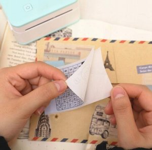 Phomemo Papier Przylepny Naklejki Wkłady Kolor 3x do Phomemo T02 M02 PRO M03 M04S / Q22-RMS - PBL 4