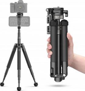 Statyw Ulanzi Profesjonalny Statyw + Monopod 145cm VLOG + Uchwyt na Telefon Prompter / MT-63 4
