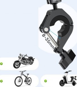 Ulanzi Magic Arm Uchwyt rowerowy - zaciskowy / śrubowy / system GoPro / CM025 4