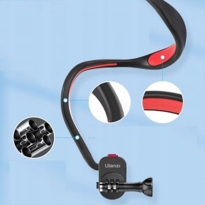 Ulanzi Uchwyt Mocowanie Elastyczne na Szyję Szyja do GoPro / SJCAM / Xiaomi / DJI / INSTA360 - ULANZI / T011GBB1 8