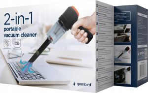 Odkurzacz ręczny Gembird VACUUM CLEANER HANDHELD 2-IN-1/CK-MVC-01 GEMBIRD 11