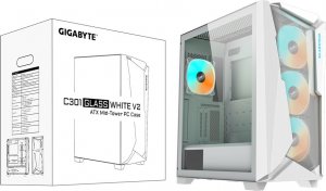 Obudowa Gigabyte C301 Glass White V2 (GB-C301GW-V2) 8