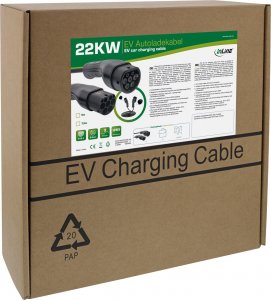 Kabel do ładowania samochodów InLine 22kW Type 2, 3-fazy 7,5m (16287I) 4