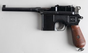 tomdorix Pistolet Metalowy Na Kulki C96 MAUSER 100% METAL + Granat+ Tarcze 3