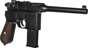 tomdorix Pistolet Metalowy Na Kulki C96 MAUSER 100% METAL + Granat+ Tarcze 4