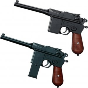 tomdorix Pistolet Metalowy Na Kulki C96 MAUSER 100% METAL + Granat+ Tarcze 6