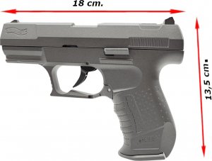 tomdorix PISTOLET WALTHER P99 replika Air Soft Gun FULL METAL sprężynowy kulki 6mm 13