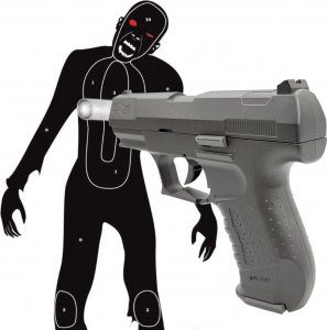 tomdorix PISTOLET WALTHER P99 replika Air Soft Gun FULL METAL sprężynowy kulki 6mm 5