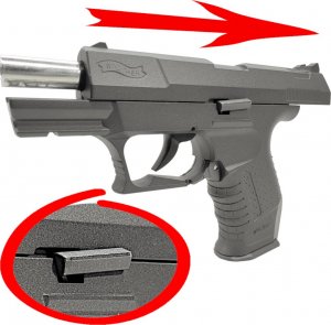 tomdorix Pistolet WALTHER P99 Replika Air Soft Gun FULL METAL + GRANAT 800szt. Kulek 6
