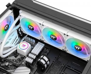 Chłodzenie wodne Thermaltake TH420 ARGB Snow Sync (CL-W369-PL14SW-A) 7