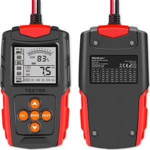 Qoltec Cyfrowy tester akumulatora z wyświetlaczem LCD | 12V | 24V | 3Ah-200Ah 2