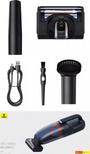 Odkurzacz ręczny Baseus Bezprzewodowy odkurzacz ręczny Baseus Ap02 6000Pa (czarny) 14