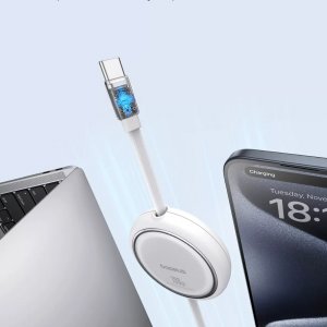 Kabel USB Baseus USB-C - USB-C 1 m Biały (P10364500211-00) 4