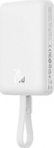 Powerbank Baseus Magnetic Mini 10000mAh Biały 5