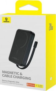 Powerbank Baseus Magnetic Mini 10000mAh Czarny 8