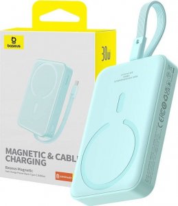 Powerbank Baseus Powerbank magnetyczny Baseus Magnetic Mini 10000mAh 30W MagSafe (niebieski) 9