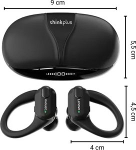 Słuchawki Lenovo XT80 czarne 3