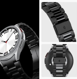 Spigen Spigen Modern Fit 316L Band, black - Samsung Galaxy Watch6 Classic 47mm 4