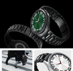 Spigen Spigen Modern Fit 316L Band, black - Samsung Galaxy Watch6 Classic 47mm 5