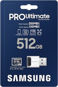 Karta Samsung Pro Ultimate MicroSDXC 512 GB Class 10 UHS-I/U3 A2 V30 (MB-MY512SB/WW) 5