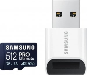 Karta Samsung Pro Ultimate MicroSDXC 512 GB Class 10 UHS-I/U3 A2 V30 (MB-MY512SB/WW) 1