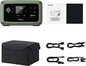 Ładowarka Baseus Przenośna stacja ładująca Baseus Energy Stack 600W (zielony) 2