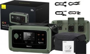 Ładowarka Baseus Przenośna stacja ładująca Baseus Energy Stack 600W (zielony) 9