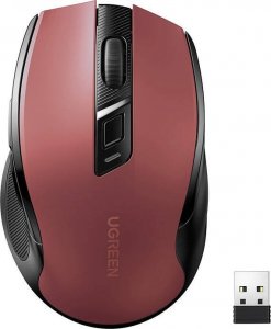 Mysz Ugreen Bezprzewodowa mysz UGREEN MU006 2.4 GHz + Bluetooth 5.0 (czerwona) 1
