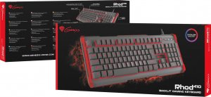 Klawiatura Genesis Klawiatura Genesis RHOD 410 podświetlana gamingowa dla graczy 6