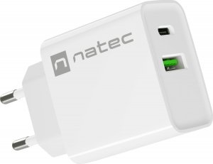 Ładowarka Natec Ribera 1x USB-A 1x USB-C 3 A (NUC-2061) 1