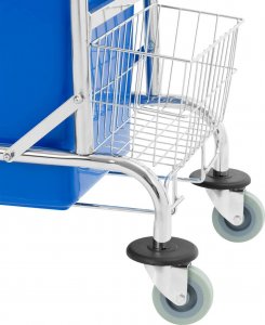 Ulsonix Wózek do sprzątania mycia podłóg z wiadrem i wyciskarką 30 l Wózek do sprzątania mycia podłóg z wiadrem i wyciskarką 30 l 3