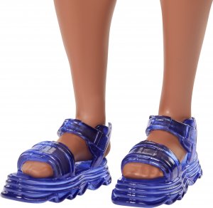 Lalka Barbie Mattel Ken Fashionistas T-shirt Biało-pomarańczowe fale (HRH23) 4